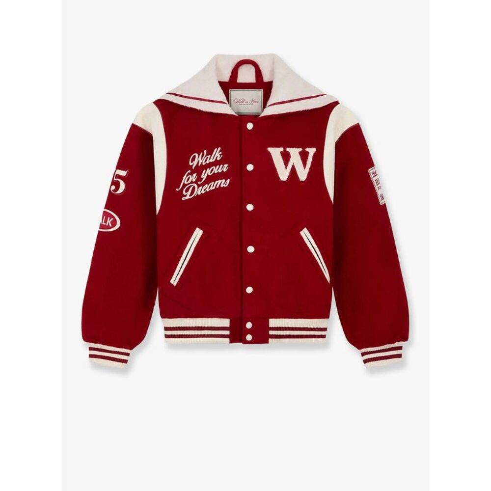 Walk In Paris Men Postman Varsity Wool Blend Jacket